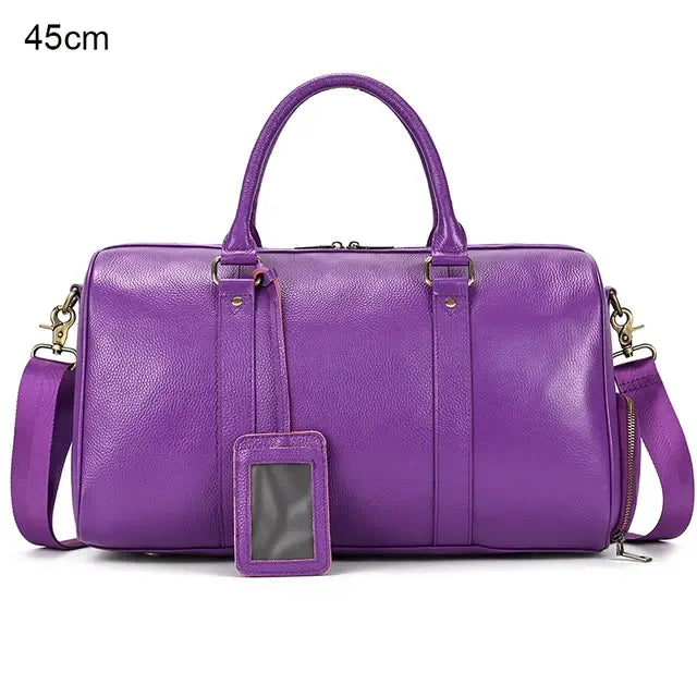 Genuine Leather Travel Bag - VOYA